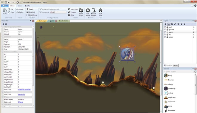 How to create games with Construct 2