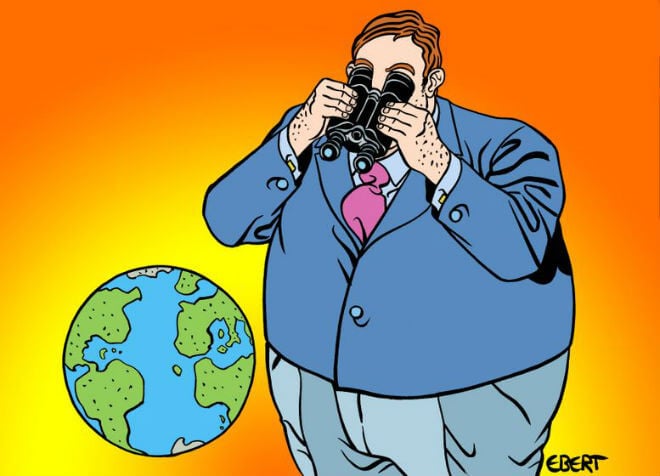 observe the entire earth