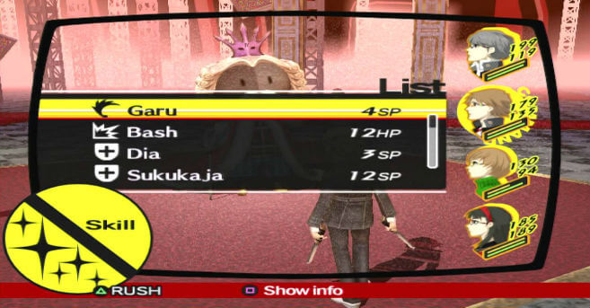 Persona 4 UI