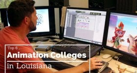top louisiana animation colleges