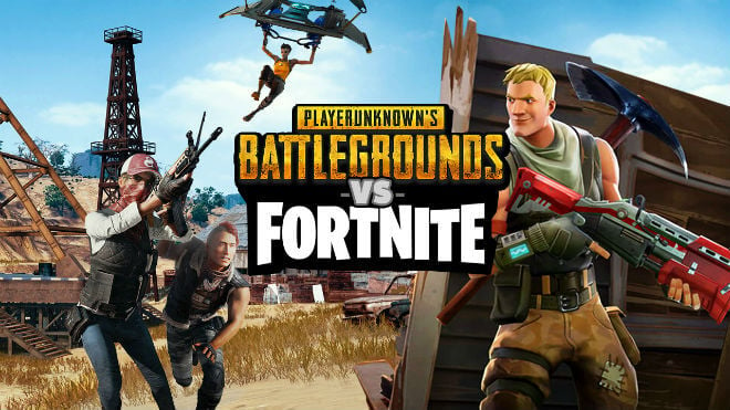 pubg vs fortnite