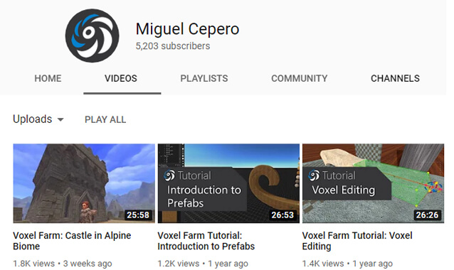 Miguel Cepero Youtube Channel