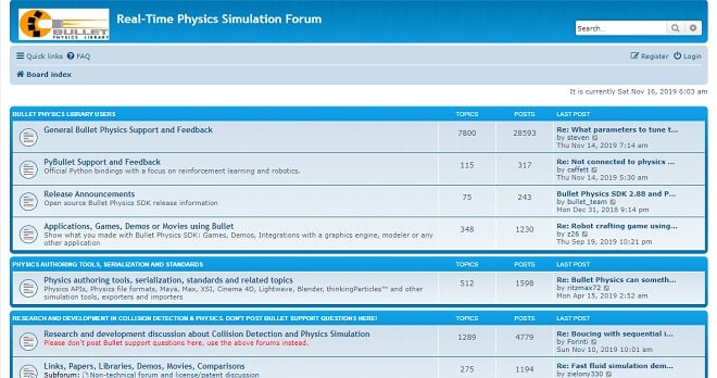Bullet engine's official community