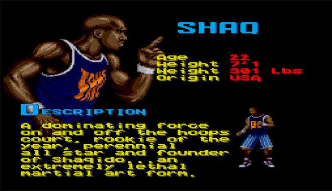 Shaq Fu Video Game 1994