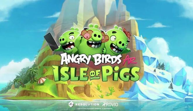 Angry Birds AR- Isle of Pigs AR game