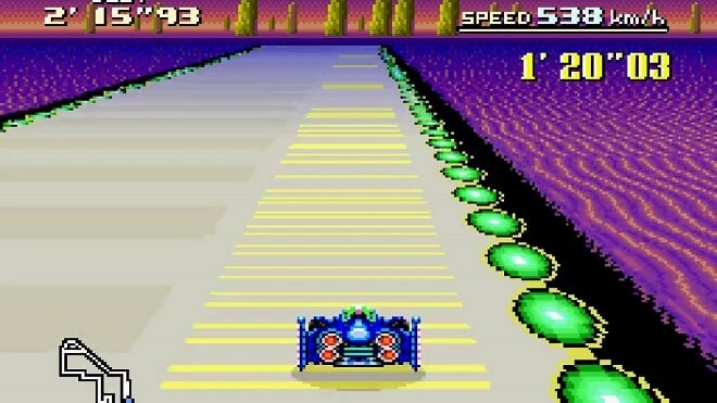 F-Zero racing game