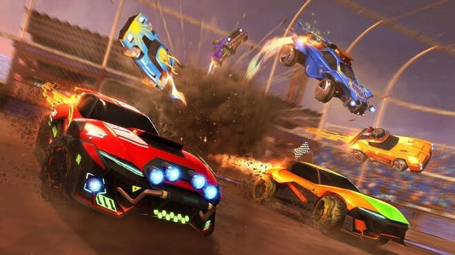 is rocket league cross platform - car racing game