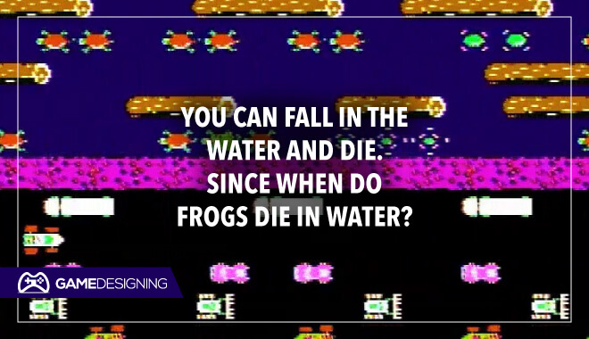 Frog dies in water