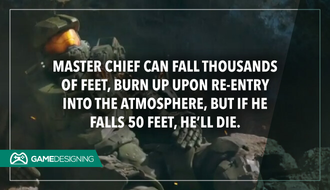 Master Chief falls and dies