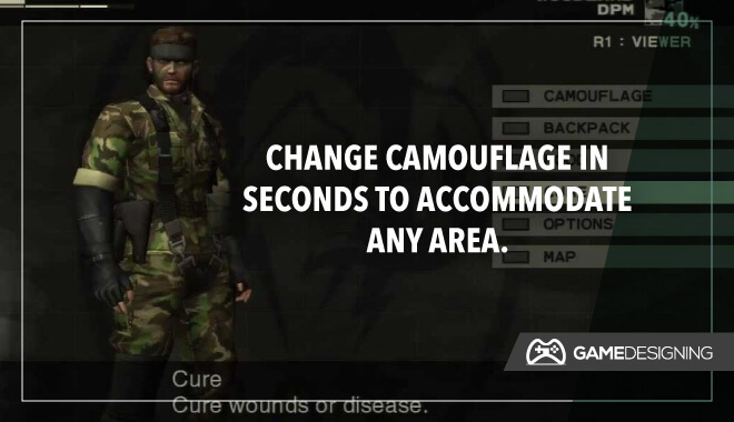 Camouflage change