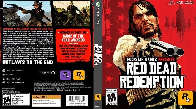 Red Dead Redemption Box Art