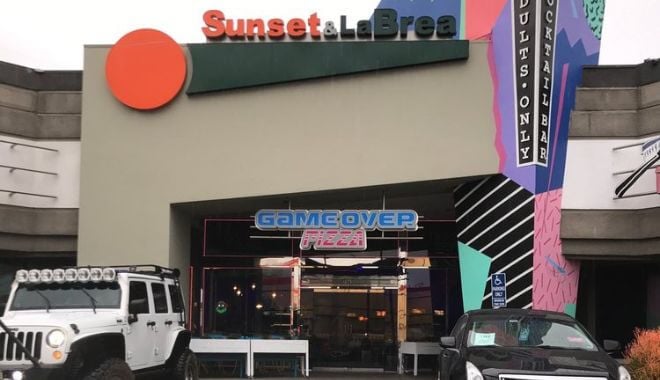 Popular arcades in LA: Game Over Pizza