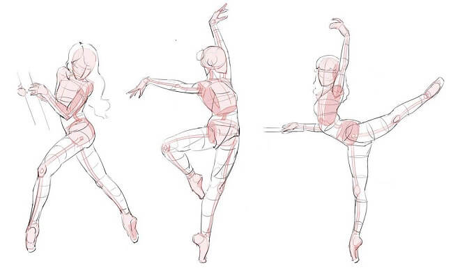 4 Basic Anime Poses (Anime Art Techniques)