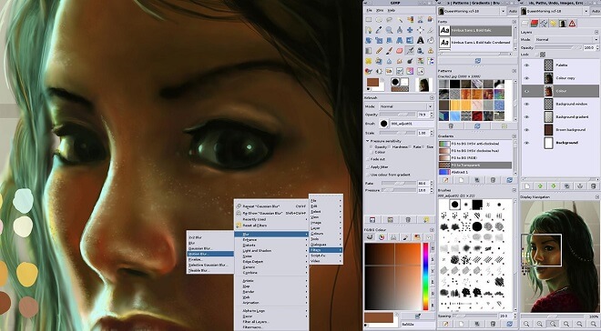 Free drawing software - GIMP