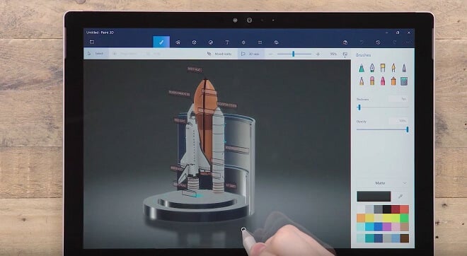 Free drawing software - Microsoft Paint 3D