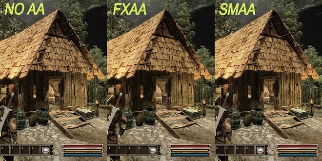 SMAA vs FXAA