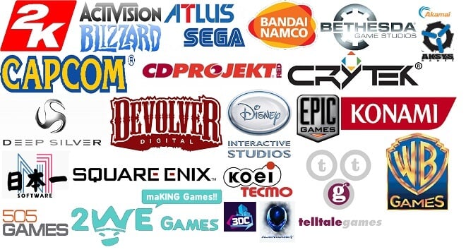 all video game companies