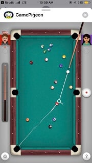 iMessage Game - 8 Ball Game