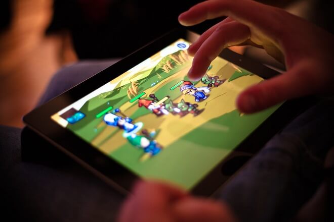 Games played on smartphones and tablets