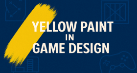 Yellow paint design